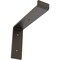 Ekena Millwork Steel Truss Shelf Bracket, Hammered Dark Bronze 2"W x 8"D x 6 3/4"H BKTM02X08X06TSHDB - alternate 1